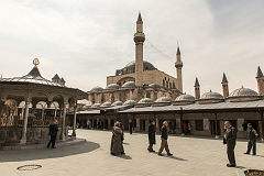 20150318 1868 Het Mevlana museum in Konya : Rondreis, Turkije 2015